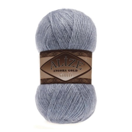 Alize Angora Gold Simli 221 denim-melanj