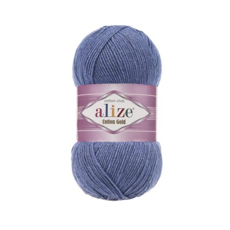 Alize Cotton Gold 374 mavi-melanj