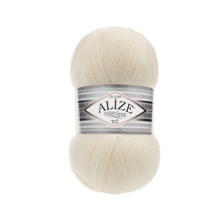 Alize Süperlana Tığ 1 Krem